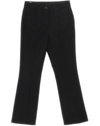 Jil Sander - Flared Cropped Tailored Trousers - Lyst