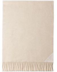 Prada - Fringed Knitted Scarf - Lyst