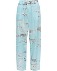 Moschino - Wide-Leg Casual Pants - Lyst