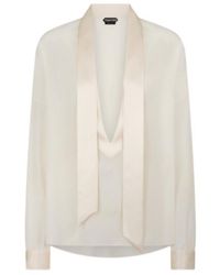 Tom Ford - Long-Sleeve Blouse - Lyst