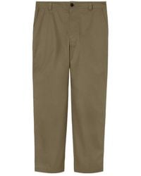 Gucci - Web Detailed Twill Pants - Lyst