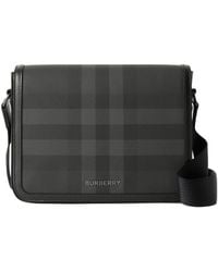 Burberry - Small Alfred Checked Messenger Bag - Lyst