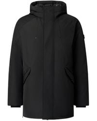 Moose Knuckles - Logo Detail Hooded Jacket - Lyst