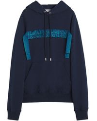 Lanvin - Curb-Lace Drawstring Hoodie - Lyst