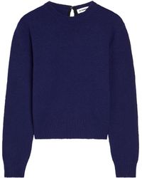 Jil Sander - 3/4 Sleeve Wool-Blend Jumper - Lyst