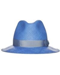 Borsalino - Straw Ribbon Band Hat - Lyst