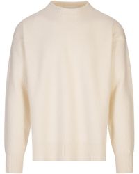 Jil Sander - Crewneck Knitted Jumper - Lyst