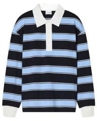 Closed - Striped Polo Top - Lyst