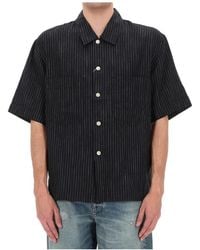 sunflower - Pinstriped Short-Sleeve Shirt - Lyst