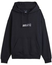 Y-3 - Logo Patch Hoodie - Lyst