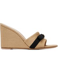 Gianvito Rossi - Minou Wedge Sandals - Lyst