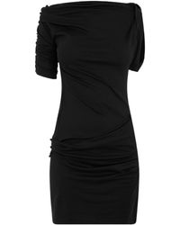 Jacquemus - Jacquard Drape Mini Dress - Lyst