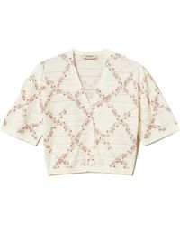 Twinset - Floral Pattern Cardigan - Lyst
