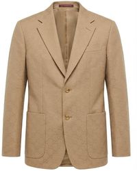 Gucci - Gg Gabardine Jacquard Jacket - Lyst