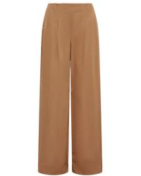 Marella - Water-Repellent Twill Trousers - Lyst