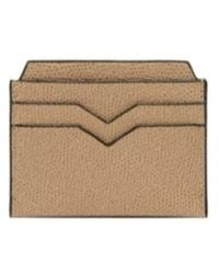 Valextra - V-Shaped Lacquered Edge Cardholder - Lyst