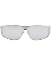 Saint Laurent - Sl 605 Rectangular Sunglasses - Lyst