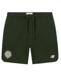 Stone Island - Loose-Wide-Leg-Fit Shorts With Drawstring Waistband - Lyst