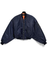Balenciaga - Padded Bomber Jacket - Lyst