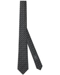 Gucci - Horsebit Silk Jacquard Tie - Lyst