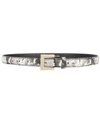 Anine Bing - Nicola Buckle Leather Belt - Lyst
