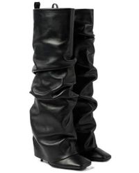 The Attico - Rea Leather Knee-High Boots - Lyst
