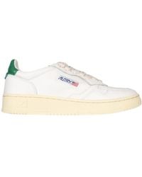 Autry - Logo Detailed Lace-Up Sneakers - Lyst