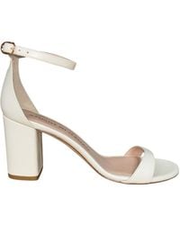 Stuart Weitzman - Round-Toe High-Heeled Sandals - Lyst