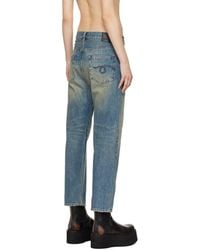 R13 - Cropped Wide-Leg Jeans - Lyst