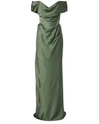 Vivienne Westwood - Nova Cocotte Draped Satin Bustier Gown - Lyst