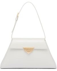 Prada - Brushed Calf Leather Handbag - Lyst