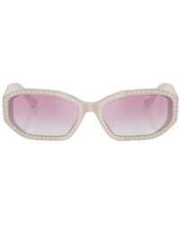Jimmy Choo - Eyewear Oval Frame Sunglasses - Lyst