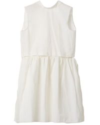 Miu Miu - Logo-Patch Sleeveless Dress - Lyst