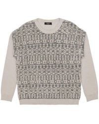 Weekend by Maxmara - Round-Neck Long-Sleeved Pullover - Lyst