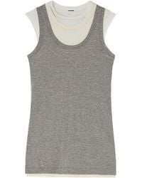 Jil Sander - Layered Crewneck Tank Top - Lyst