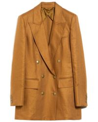 Max Mara - Double-Breasted Suit Jacket - Lyst