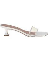 AMINA MUADDI - Andreea Glass Mule Sandals - Lyst