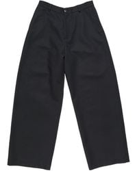 Acne Studios - Wide-Leg Silk Trousers - Lyst