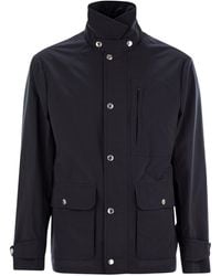 Brunello Cucinelli - High-Neck Long-Sleeved Jacket - Lyst