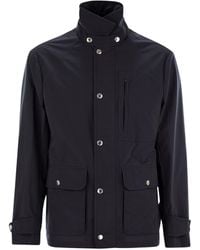 Brunello Cucinelli - High-Neck Long-Sleeved Jacket - Lyst