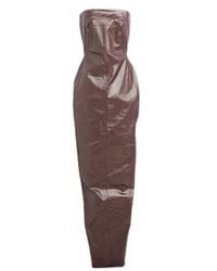 Rick Owens - Denim Sleeveless Dress - Lyst