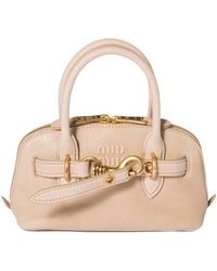 Miu Miu - Aventure Mini Nappa Leather Bag - Lyst