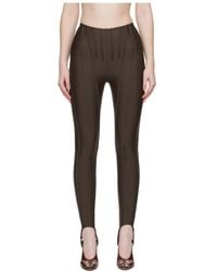 Mugler - Body-Fitting Leggings - Lyst