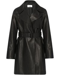 The Row - Belted Leather Trench Coat - Lyst
