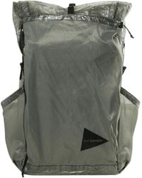 and wander - Logo Printed Backpack - Lyst