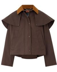 Altuzarra - Suede Trimmed Cotton Canvas Jacket - Lyst