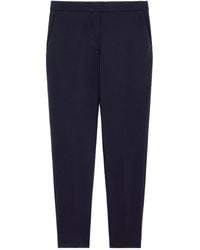 Max Mara - Pressed Crease Cropped Trousers - Lyst