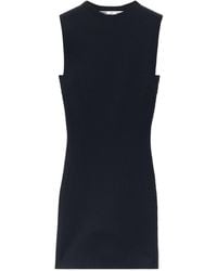 Alexander Wang - Rib-Knit Mini Dress - Lyst