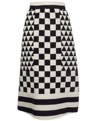 Valentino - Patterned Skirt - Lyst