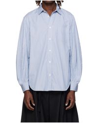 Sacai - Striped Long-Sleeved Shirt - Lyst